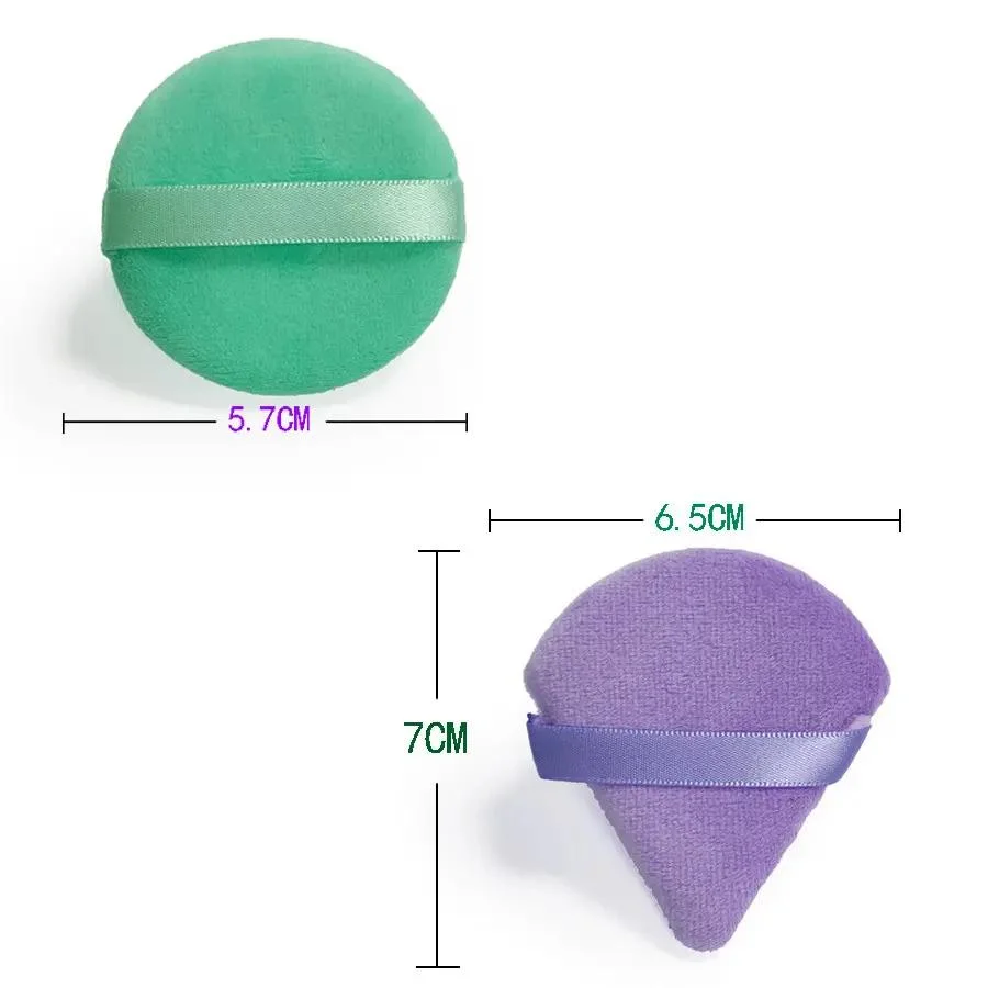 Triangle Cushion Powder Puff Loose Sponge Washable Powder Powder Cosmetic Soft Cotton Puff