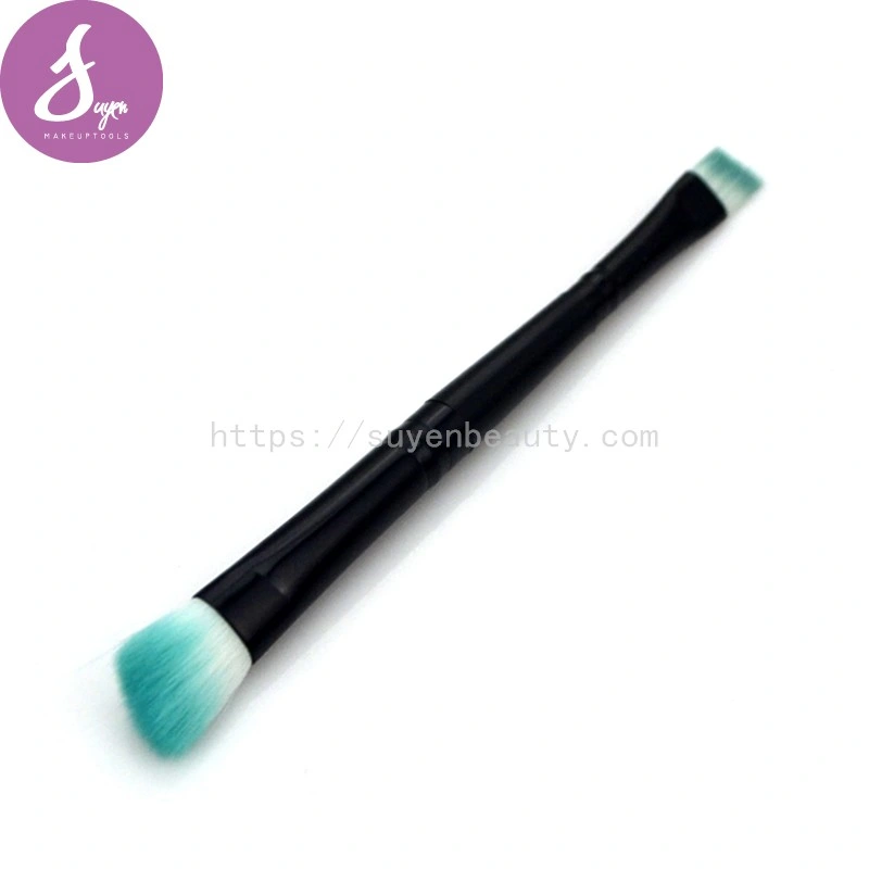 Hot Sale Double Ends Eyeshadow Makeup Brush Angled Eyebrow Brush