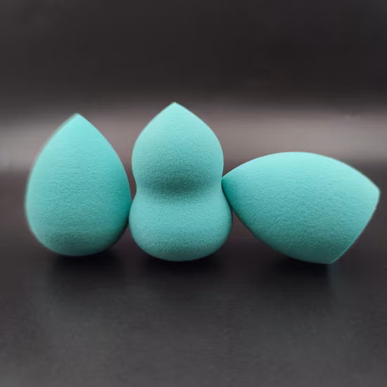 環境に優しいラテックスフリーのプライベートラベルのメイクアップスポンジ美容メイクアップパフ