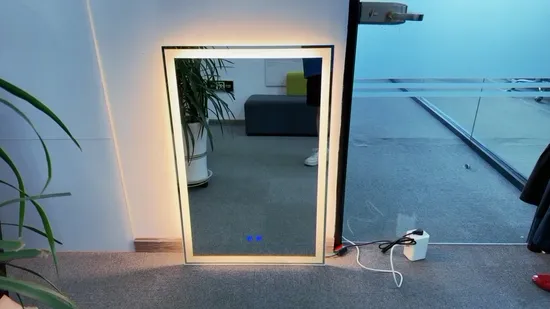 サンバイザーと車用ライト付き充電式LEDバニティミラー、バスルームミラー用トラベルメイクアップミラー