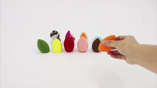 ラテックスフリーのかぼちゃスライスソフトメイクスポンジ